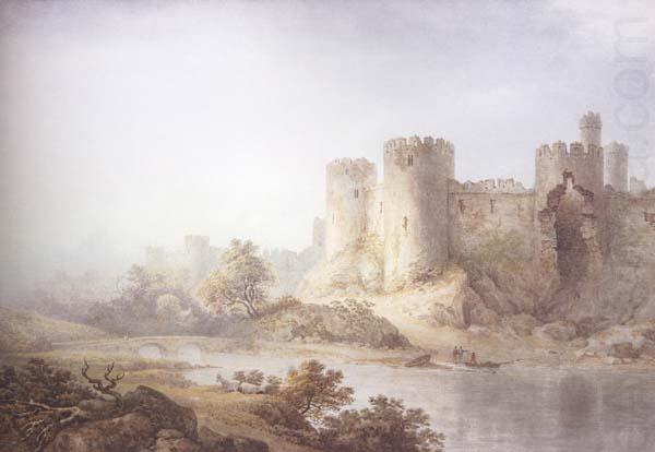 James Holworthy Castle on the edge of a river (mk47) china oil painting image